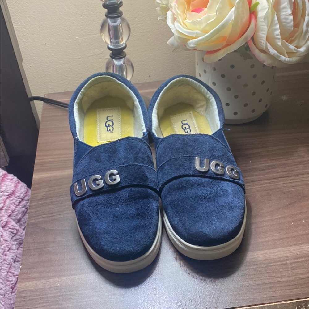 UGG Kids' Navy Blue Slip-On Shoes